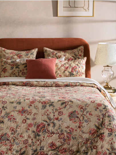 PARADISE MULTI QUILTED BEDSPREAD 239 X 259 CM