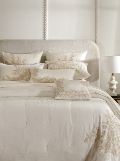 BELLA TAN QUILTED BEDSPREAD 254 X 259 CM