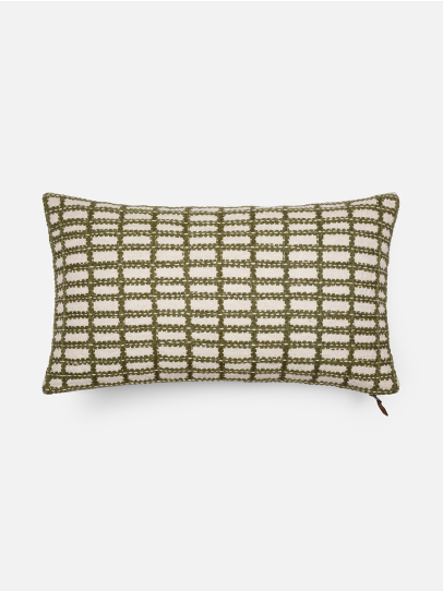 SAVANNA1 GREEN CUSHION COVER 36 X 61 CM
