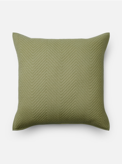 HERRING BONE GREEN EURO 66X66 CM 