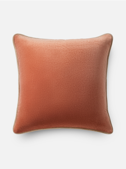 VICTOR DARK RUST CUSHION 51 X 51 CM