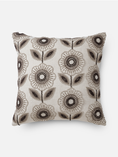 NORMANDY TAUPE CUSHION 51 X 51 CM