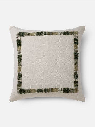 AVE GREEN CUSHION 51 X 51 CM