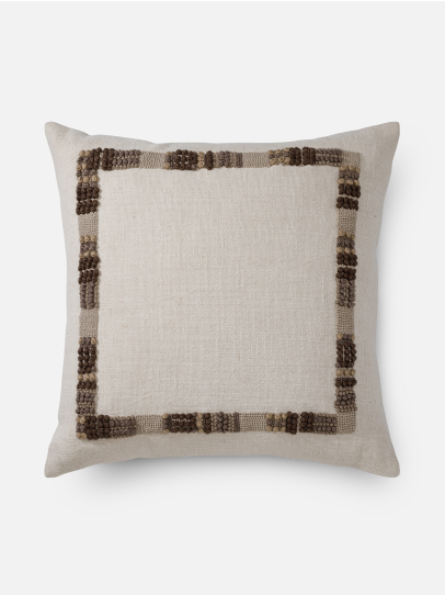 AVE TAUPE CUSHION 51 X 51 CM