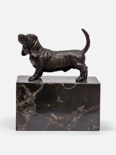 Petite Hound Dog Sculpture