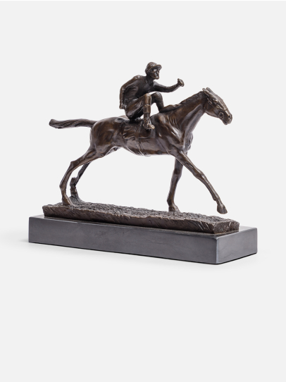 Rider Bronze Horse and Jockey Sculpture