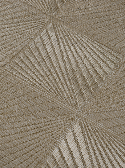 EMBROIDERED WALL COVERING SAMOH SILVER
