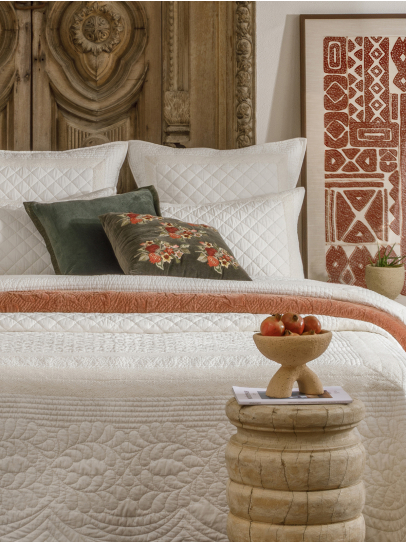 CHARLOTTE OFF WHITE BEDSPREAD QUILTED 239X259 CM 