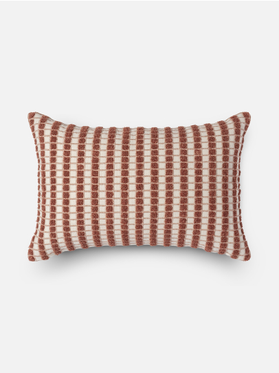 MOSAIC WEAVE 2 RUST LUMBAR 36X51 CM 