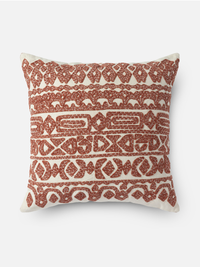 CARLOS RUST CUSHION 46X46 CM