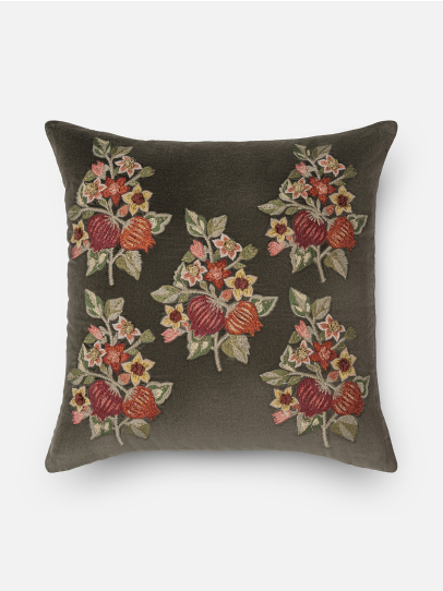 GARNET 4 GREEN CUSHION 46X46 CM 