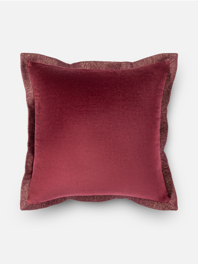 DAZZLE CLASSIC BURGUNDY CUSHION 46X46 CM 