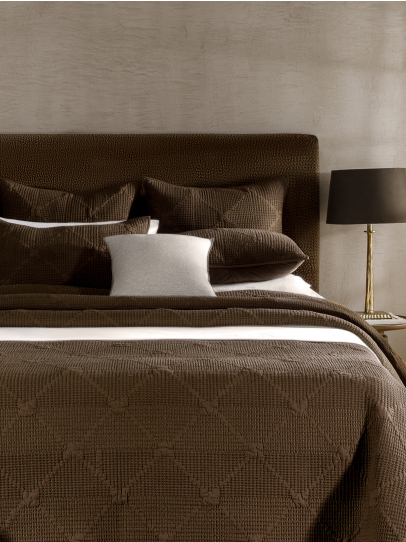 MADERA MOCHA BEDSPREAD QUILTED 254X259 CM