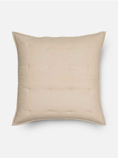 WAFFLE BEIGE EURO 66 X 66 CM