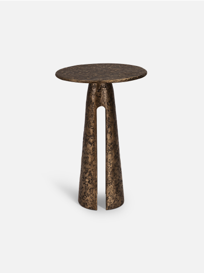 ORBIT COPPER SIDE TABLE