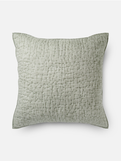 EURO SHEER LINEN 2 GREEN 66X66 CM GREEN