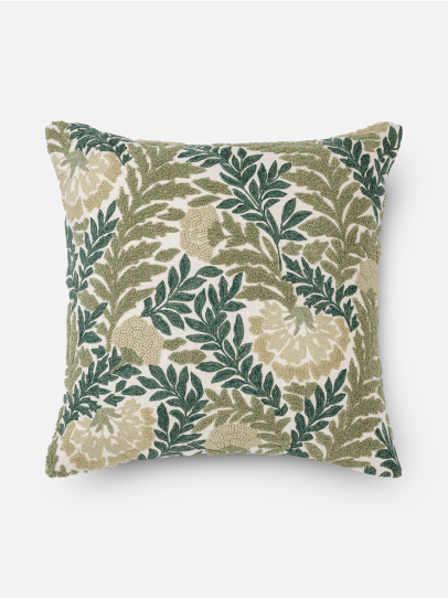 CUSHIONS FRONDAGE GREEN 46X46 CM GREEN