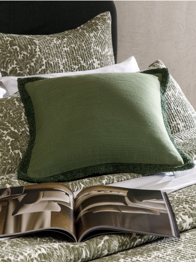 CUSHIONS SOLID TEXTURED LIGHT GREEN 51X51 CM LIGHT GREEN
