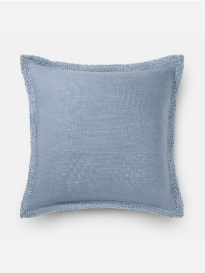 CUSHIONS SOLID TEXTURED BLUE 51X51 CM