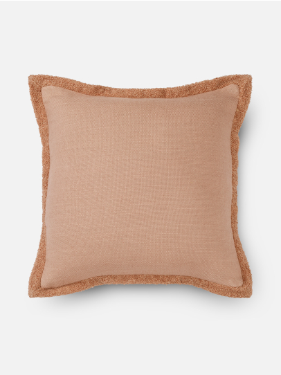 CUSHIONS SOLID TEXTURED BLUSH 51X51 CM BLUSH