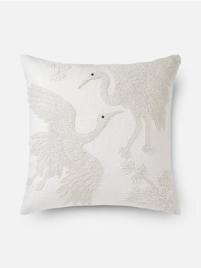 CUSHIONS PEARL DOVE IVORY 51X51 CM IVORY