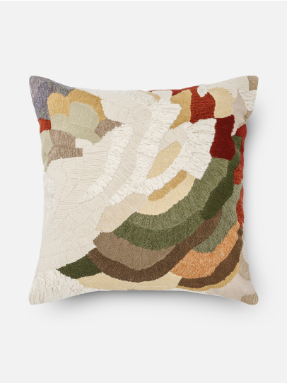CUSHIONS FEATHER MULTI 51X51 CM MULTI