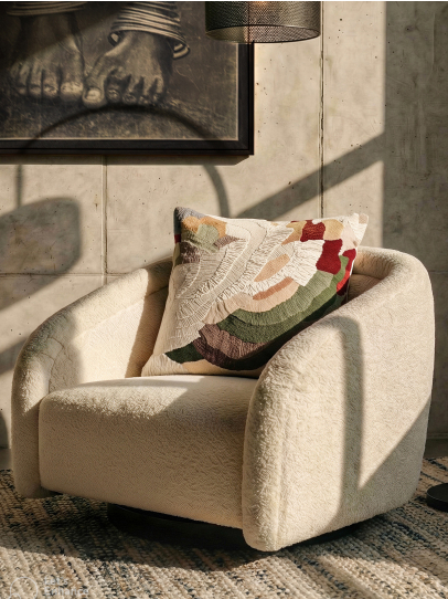CUSHIONS FEATHER MULTI 51X51 CM MULTI