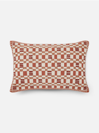 CUSHIONS GEO RHYTHM RED 36X51 CM RED
