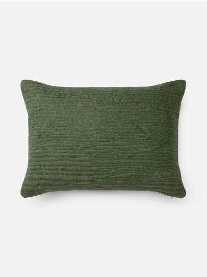 CUSHIONS REVIVE GREEN 36X51 CM GREEN