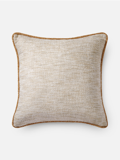 CUSHIONS CHENILLE CORD SAND 51X51 CM