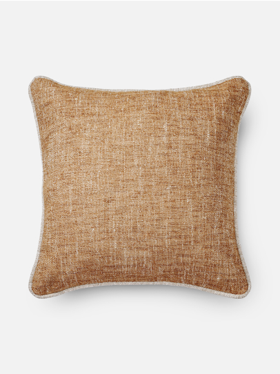 CUSHIONS CHENILLE CORD CARAMEL 51X51 CM