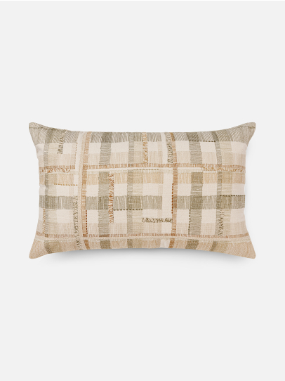 LUMBAR LATTICE OBLONG NATURAL 41X66 CM