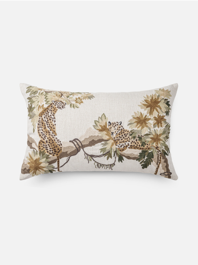 CUSHIONS WOOD FOLK NATURAL 41X66 CM