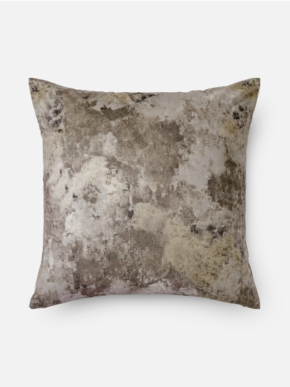 CUSHIONS DISTRESSED VELVET BEIGE 51X51 CM