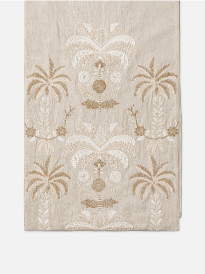 GIFT CHEST RUNNER ELARA IVORY 36X272 CM