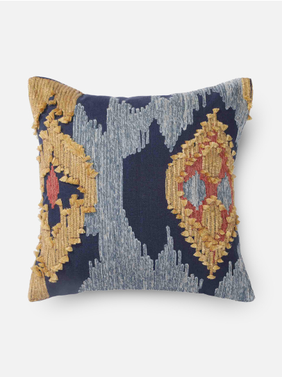 CUSHION JAMBI NAVY 46X46 CM