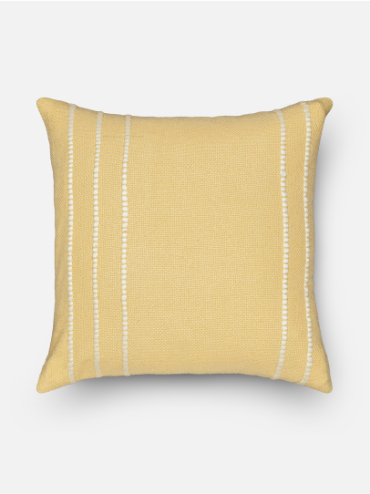 PRIME SILK YELLOW CUSHION COVER 46 X 46 CM