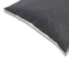 Bene Velvet Poly Cotton Coal Cushion Cover
