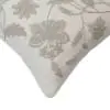 Fleur Ivory Cotton Cushion Cover
