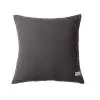 Kaitag Cotton Charcoal Grey Cushion Cover