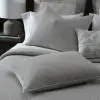 Bisque Cottton Light Grey Quilted Bedspread