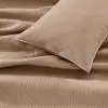 Bisque Cotton Mocha Bedspread Quilted