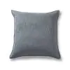 Solid Jute Cotton Grey Cushion cover