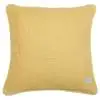 Solid Jute Mustard Cotton Cushion Cover