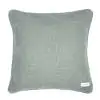 Solid Jute Charcoal Cotton Cushion Cover