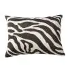 Zebra Small Cotton Ivory Cushion Cover