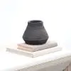 Lievin Terracotta Charcoal Vase