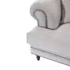 New Alden 3 Seater Beige Upholstered Sofa