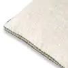 Gusset Pillow - Magic Slub Cotton Ivory Cushion Cover