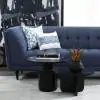 Imagine 3 Seater Indigo Upholstered Sofa